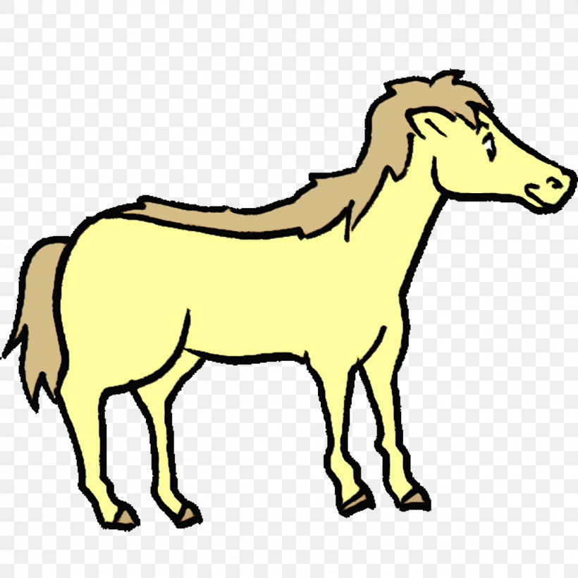 Mustang Foal Halter Line Art Cartoon, PNG, 1200x1200px, Cartoon Horse, Cartoon, Colts Manufacturing Company, Cute Horse, Foal Download Free
