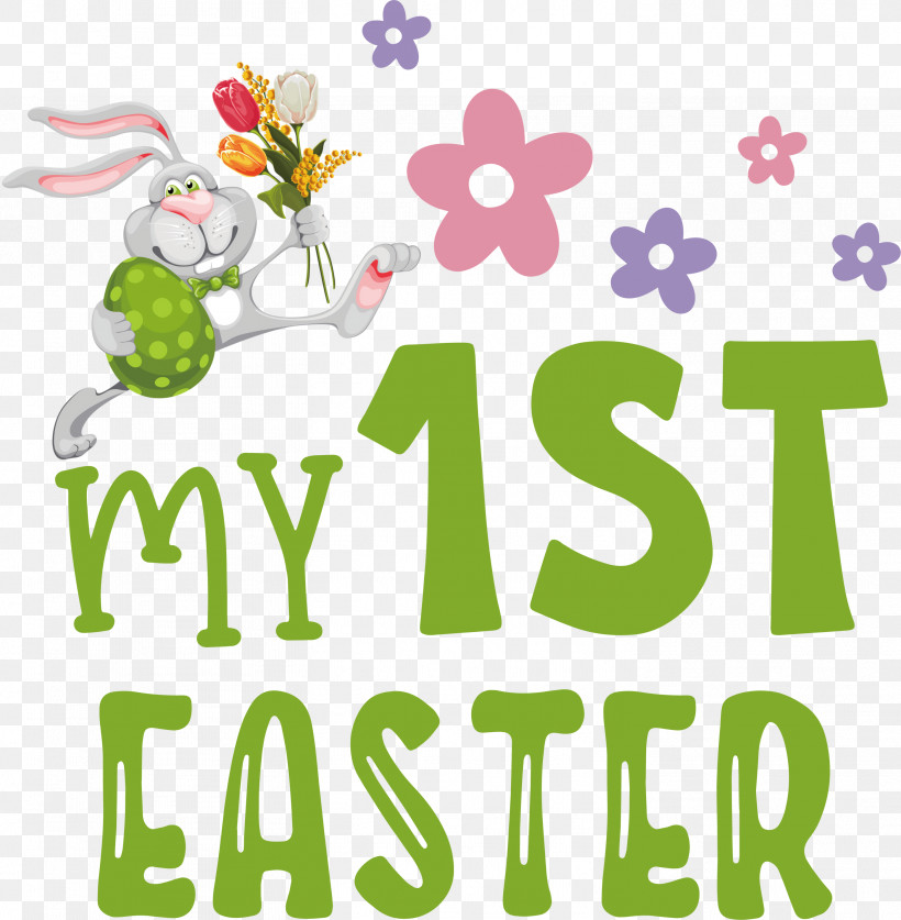 My 1st Easter Easter Bunny Easter Day, PNG, 2938x3000px, My 1st Easter, Behavior, Easter Bunny, Easter Day, Floral Design Download Free