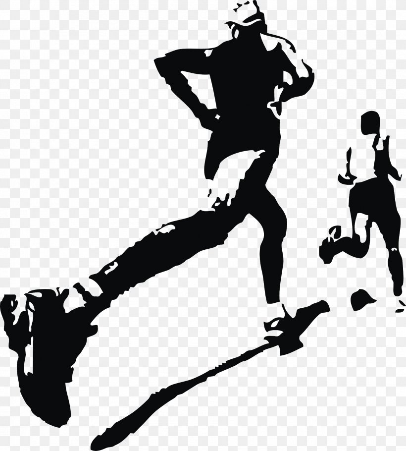 Running Sport Sneakers Walking Physical Exercise, PNG, 1906x2116px, Running, Anaerobic Exercise, Arm, Black, Black And White Download Free