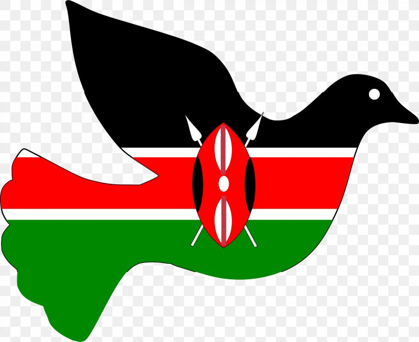 Flag Of Kenya Peace Symbols, PNG, 2400x1962px, Flag Of Kenya, Artwork, Beak, Flag, Flag Of Afghanistan Download Free