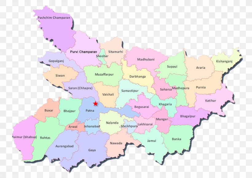 Muzaffarpur Sheohar District Madhubani District Gopalganj District, India Siwan District, PNG, 1341x950px, Muzaffarpur, Area, Darbhanga, Ecoregion, Madhubani District Download Free