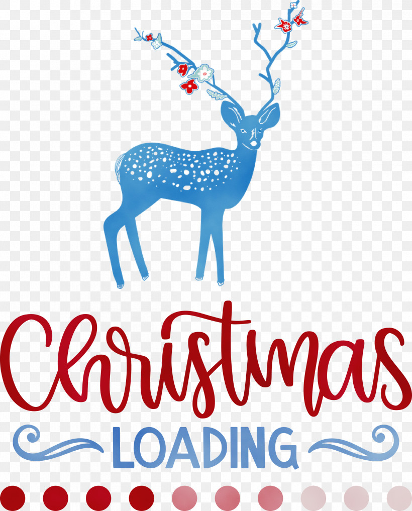 Reindeer, PNG, 2418x3000px, Christmas Loading, Biology, Christmas, Deer, Geometry Download Free