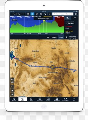 Ipad Mockup - Visual Flight Rules Instrument Flight Rules Approach Plate 0506147919 Automatic Terminal Information Service PNG