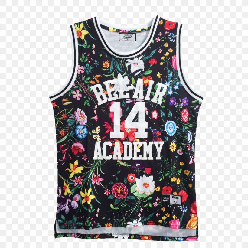 Bel Air T-shirt Will Smith Jersey Basketball Uniform, PNG, 1024x1024px, Bel Air, Active Tank, Basketball, Basketball Uniform, Black Download Free