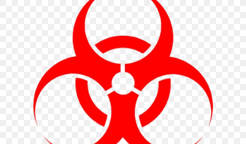 Biological Hazard Hazard Symbol Clip Art, PNG, 640x480px, Biological Hazard, Adhesive, Area, Artwork, Dangerous Goods Download Free