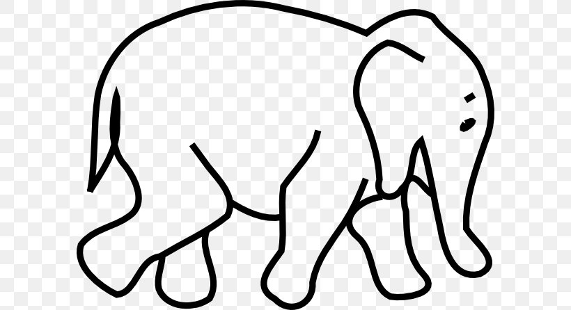 Elephantidae Black And White Drawing Clip Art, PNG, 600x446px, Watercolor, Cartoon, Flower, Frame, Heart Download Free