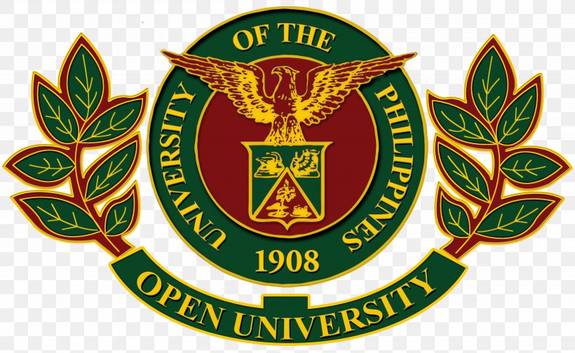University Of The Philippines Open University University Of The Philippines Mindanao Saint Louis University, PNG, 3900x2400px, Open University, Badge, Brand, College, Crest Download Free