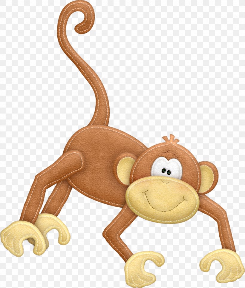 Monkey Stuffed Animals & Cuddly Toys Clip Art, PNG, 1163x1368px, Monkey, Animal Figure, Carnivoran, Child, Digital Image Download Free