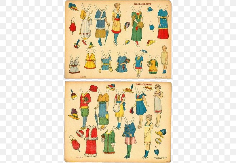 Paper Doll Lithography Decalcomania, PNG, 568x568px, Paper, Antique, Cartoon, Christmas Day, Christmas Decoration Download Free