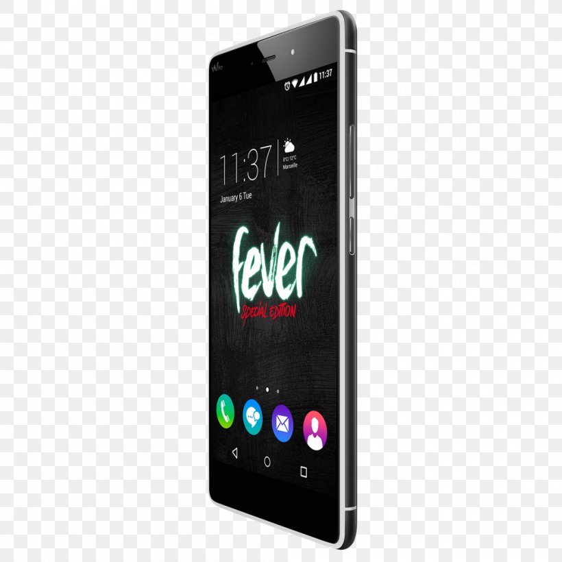 Smartphone Feature Phone Wiko FEVER Android, PNG, 1000x1000px, Smartphone, Android, Cellular Network, Communication Device, Dual Sim Download Free