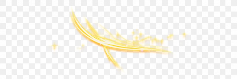 Desktop Wallpaper Font Feather Computer, PNG, 895x300px, Feather, Computer, Yellow Download Free