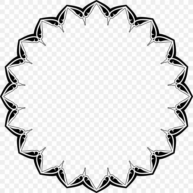 Picture Frames Ornament Vintage Clothing, PNG, 2350x2350px, Picture Frames, Black And White, Body Jewelry, Decorative Arts, Monochrome Download Free