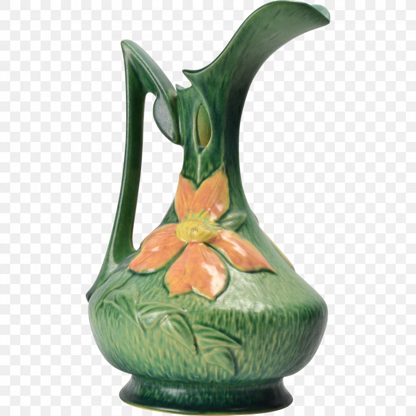 Roseville Vase Jug Pottery Ceramic, PNG, 2048x2048px, Roseville, American Art Pottery, Artifact, Ceramic, Drinkware Download Free