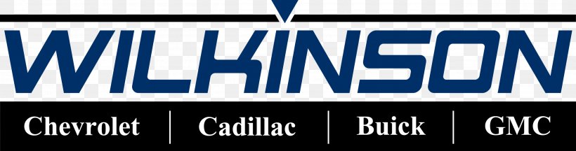 Wilkinson Cadillac Chevrolet Buick GMC Logo Wilkinson Cadillac Chevrolet Buick GMC Banner, PNG, 2700x714px, Buick, Advertising, Banner, Blue, Brand Download Free