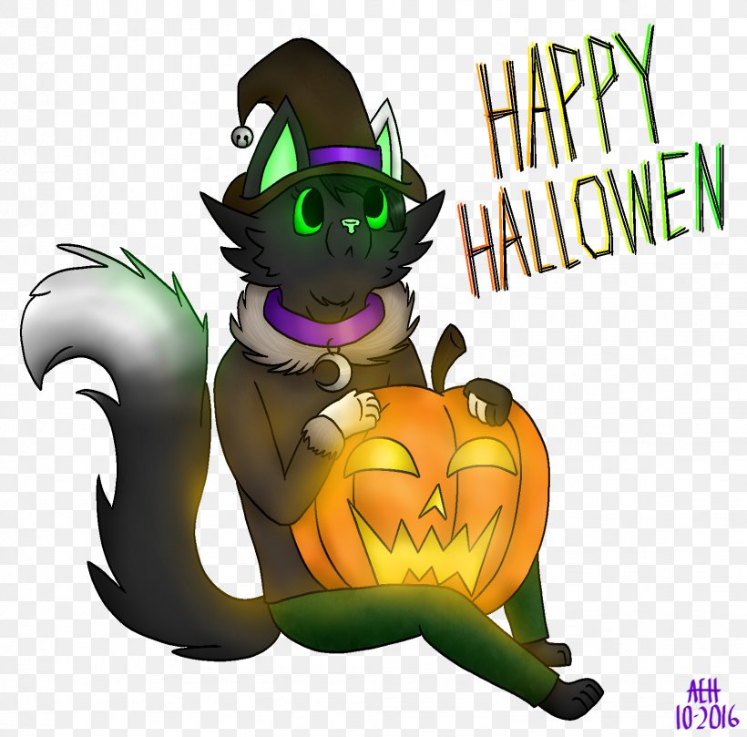 Cat Halloween Cartoon Pumpkin, PNG, 1646x1624px, Cat, Carnivoran, Cartoon, Cat Like Mammal, Fictional Character Download Free