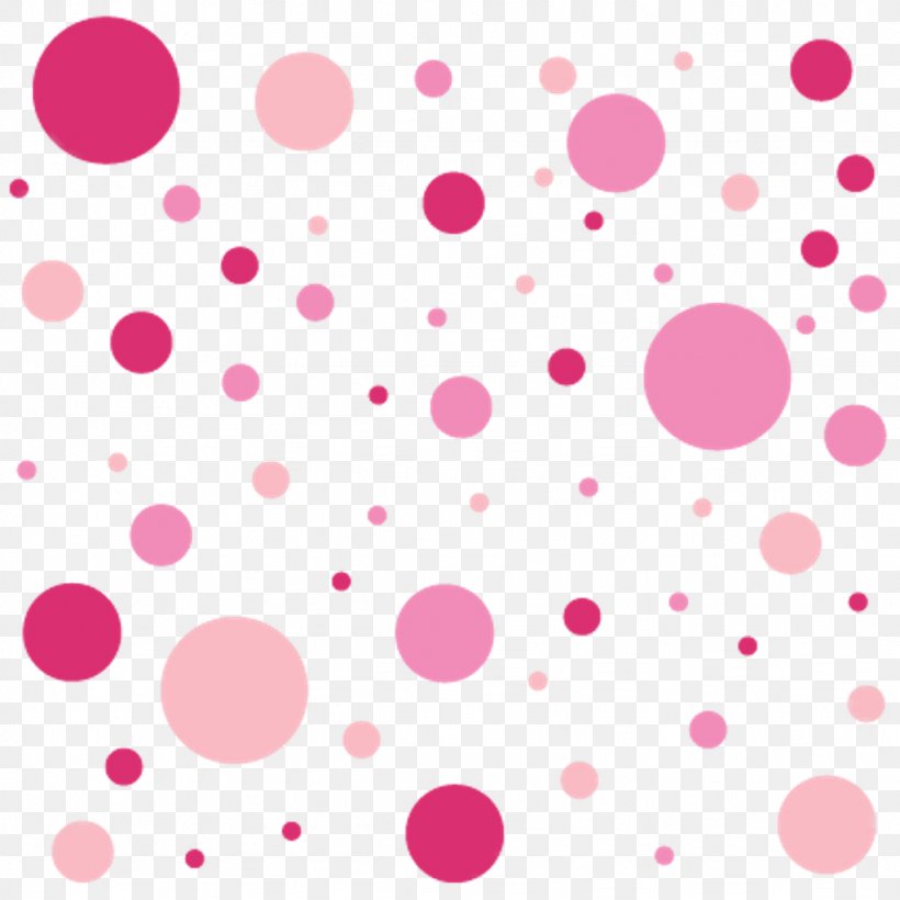 Polka Dot Color Pink Clip Art, PNG, 1024x1024px, Polka Dot, Area, Circled Dot, Color, Color Image Download Free