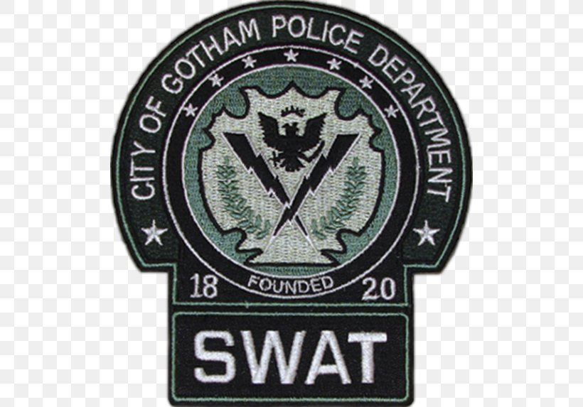 Batman SWAT Gotham City Police Department, PNG, 510x573px, Batman, Badge, Batman Gotham Knight, Brand, Chicago Police Department Download Free