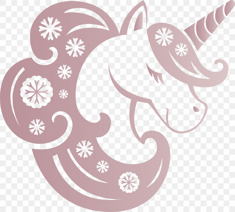 Unicorn Christmas Unicorn, PNG, 3000x2709px, Unicorn, Christmas Unicorn, Pink, Sticker Download Free