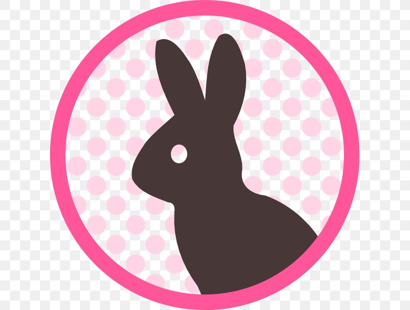 Rabbit Easter Bunny Pink M Paw Clip Art, PNG, 619x619px, Rabbit, Easter, Easter Bunny, Mammal, Paw Download Free