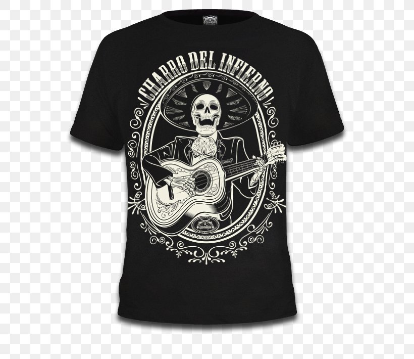 T-shirt Calavera Charro Sleeveless Shirt, PNG, 568x710px, Tshirt, Black, Black M, Brand, Calavera Download Free