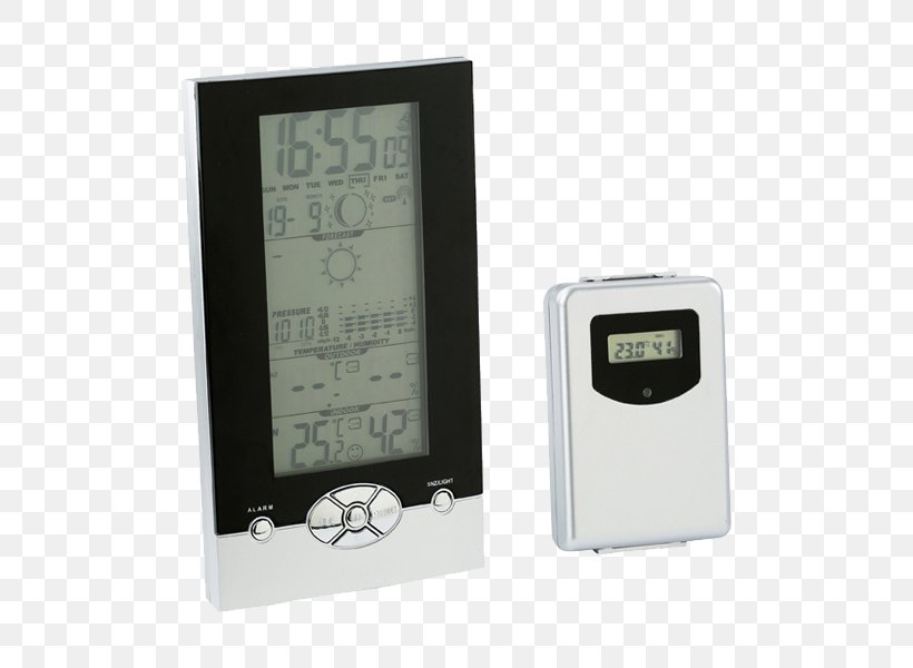 Weather Station Thermometer Hygrometer Barometer Streuwerbung, PNG, 600x600px, Weather Station, Barometer, Electronics, Green, Hardware Download Free