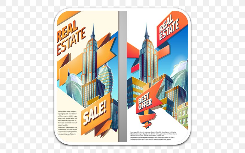 Advertising Poster Building, PNG, 512x512px, Advertising, Brand, Building, Cityscape, Flyer Download Free