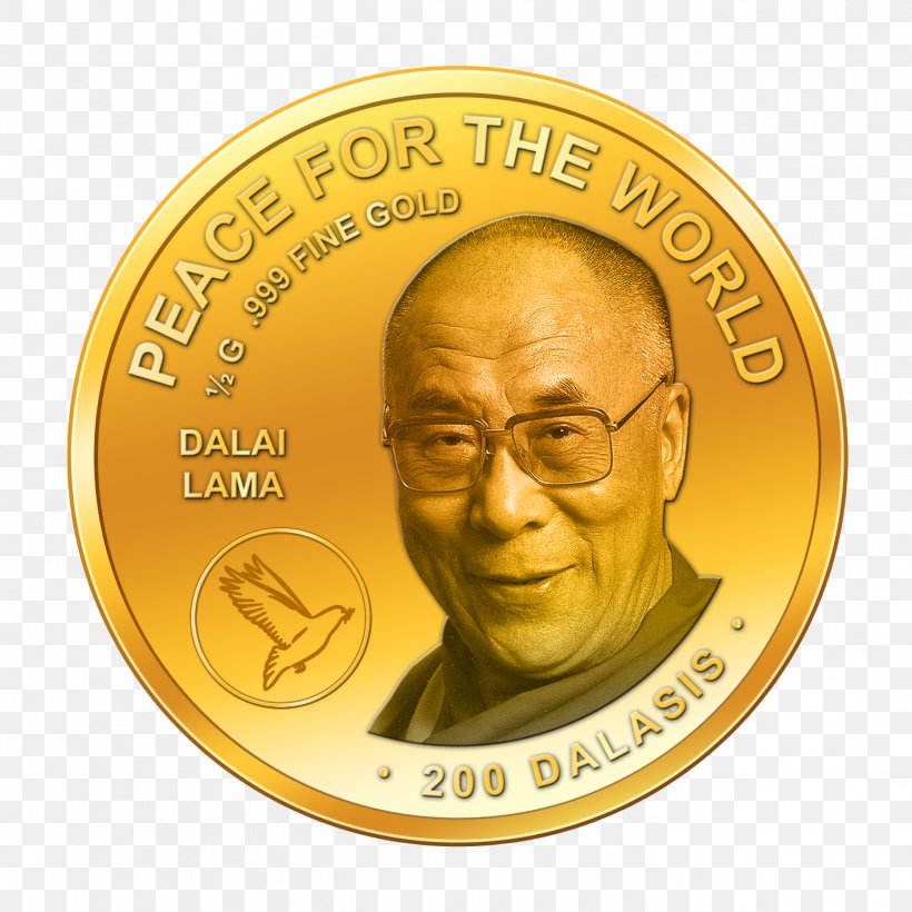 Coin Gold Dalai Lama, PNG, 1417x1417px, Coin, Currency, Dalai Lama, Gold, Money Download Free