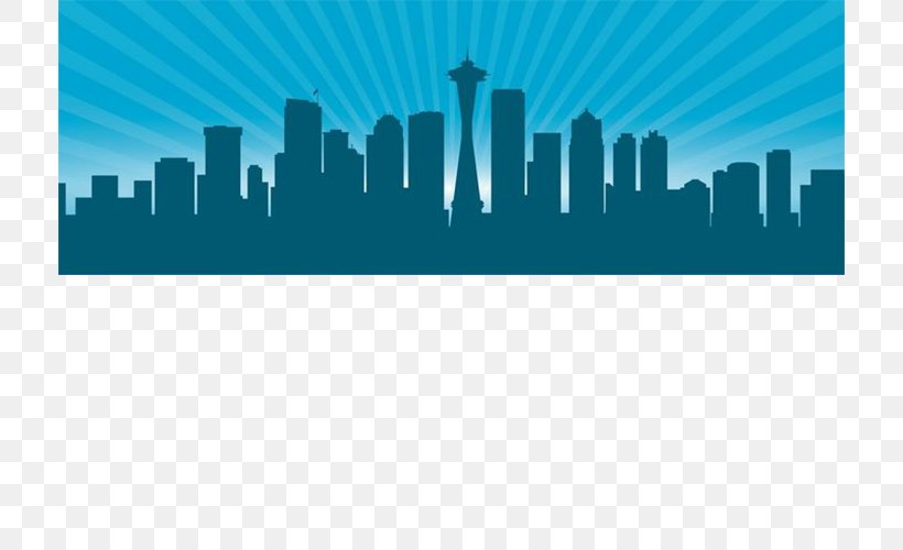 Seattle Silhouette Skyline Clip Art, PNG, 714x500px, Seattle, Art, City, Cityscape, Daytime Download Free