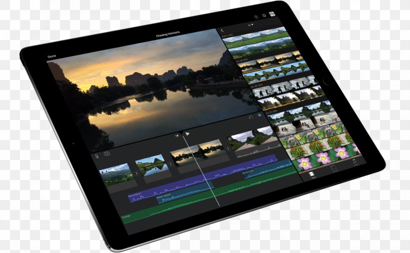 IPad Pro (12.9-inch) (2nd Generation) Apple Pencil Video Editing, PNG, 1200x741px, Ipad, Apple, Apple Pencil, Computer, Electronic Device Download Free