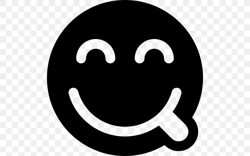 Smiley Emoticon Symbol Emoji, PNG, 512x512px, Smiley, Black And White, Drawing, Emoji, Emoticon Download Free