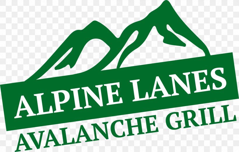 Alpine Lanes And Avalanche Grill Logo Brand, PNG, 2388x1517px, Logo, Adult, Area, Birthday, Brand Download Free