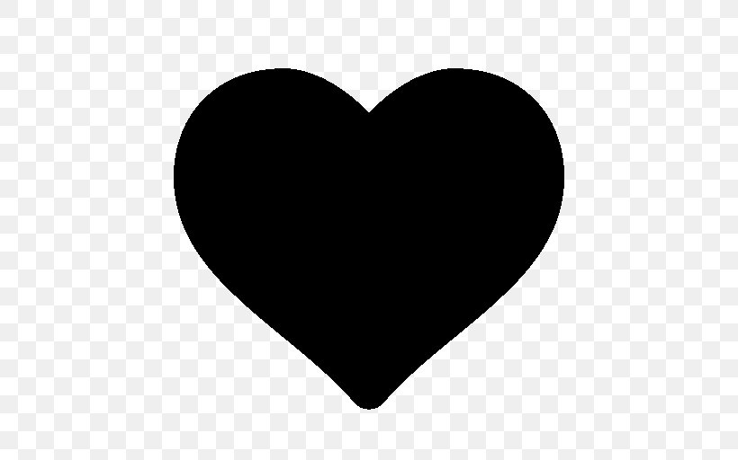 Clip Art, PNG, 512x512px, Black And White, Black, Heart, Love, Shape Download Free