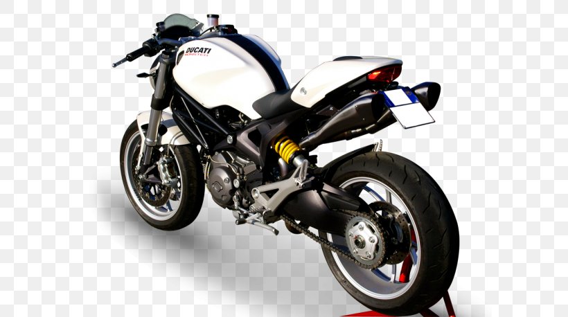 Ducati Monster 696 Exhaust System Motorcycle, PNG, 600x458px, Ducati Monster 696, Aftermarket Exhaust Parts, Automotive Exhaust, Automotive Exterior, Automotive Tire Download Free