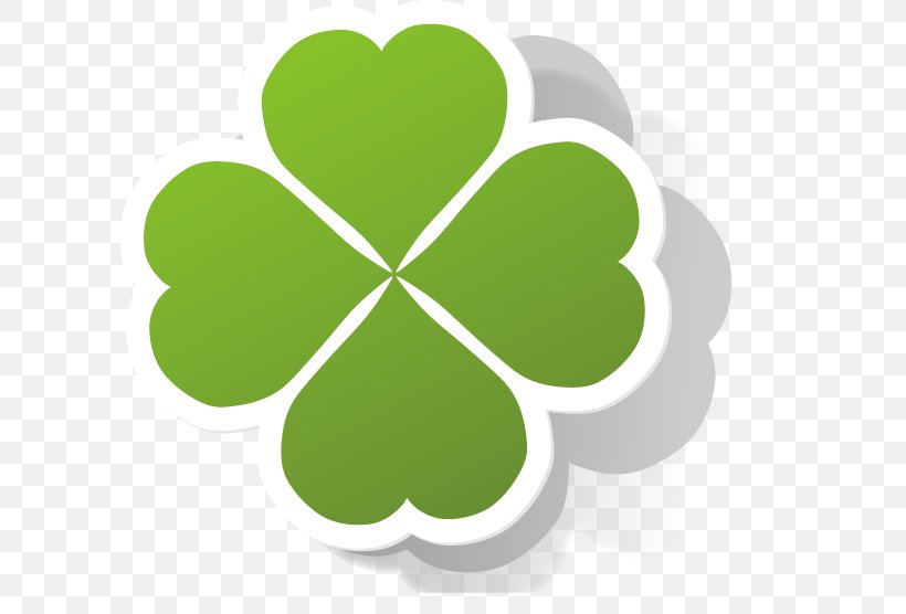 Four-leaf Clover Sticker, PNG, 603x556px, Fourleaf Clover, Clover, Green, Image Editing, Leaf Download Free