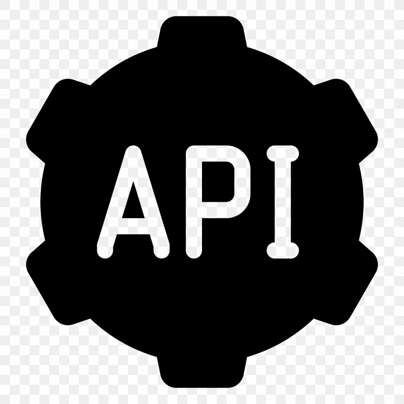 Application Programming Interface Representational State Transfer Icon Design, PNG, 1600x1600px, Application Programming Interface, Black And White, Brand, Icon Design, Logo Download Free