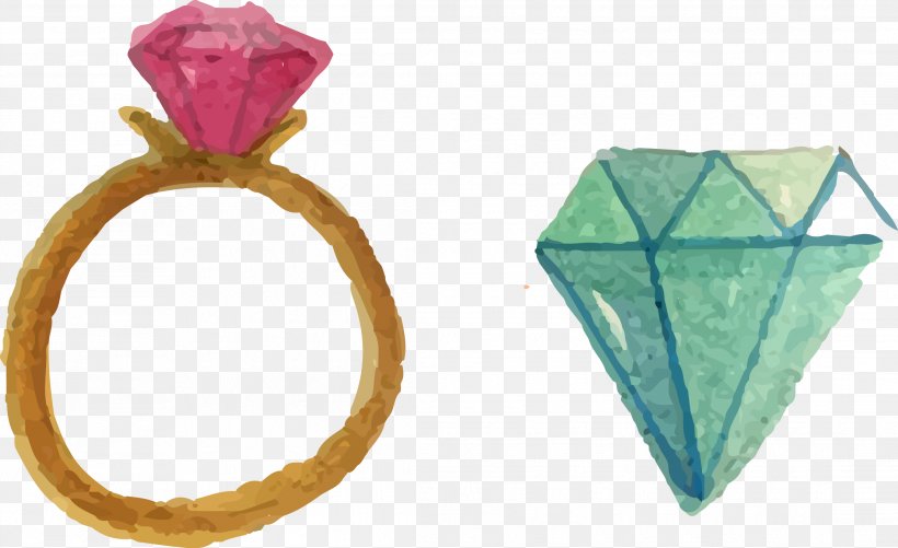 Drawing Watercolor Painting Ring, PNG, 2204x1348px, Drawing, Body Jewelry, Cartoon, Crystal, Diamond Download Free
