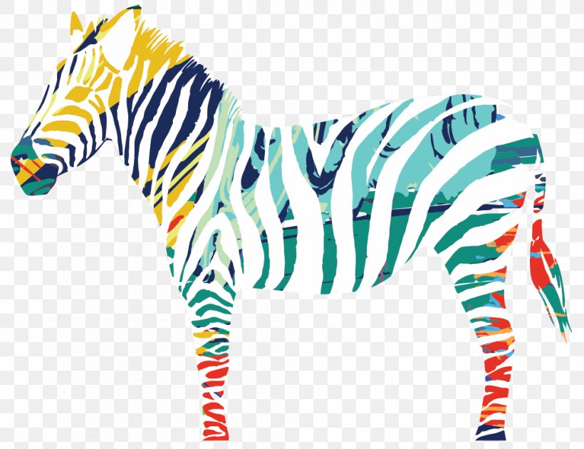 Quagga Drawing Watercolor Painting Paper, PNG, 1003x771px, Quagga, Animal Figure, Art, Canvas, Drawing Download Free