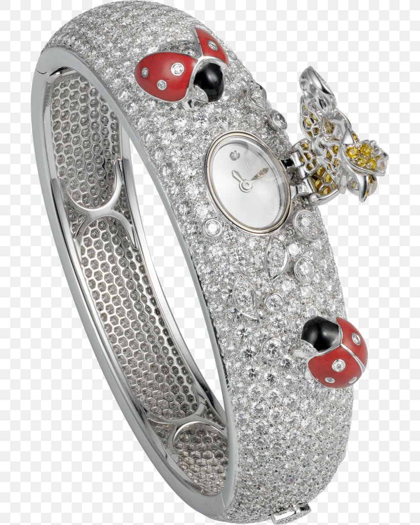 Cartier Automatic Watch Bracelet Bangle, PNG, 699x1024px, Cartier, Automatic Watch, Bangle, Bracelet, Diamond Download Free