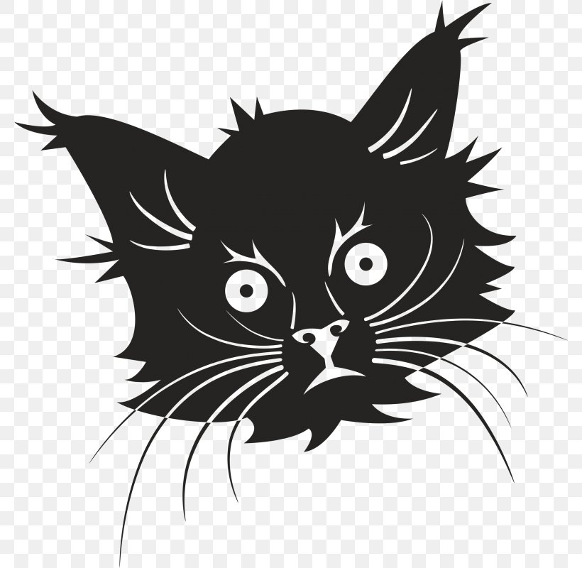 Cat Clip Art Vector Graphics Image Openclipart, PNG, 800x800px, Cat, Art, Black, Black And White, Black Cat Download Free