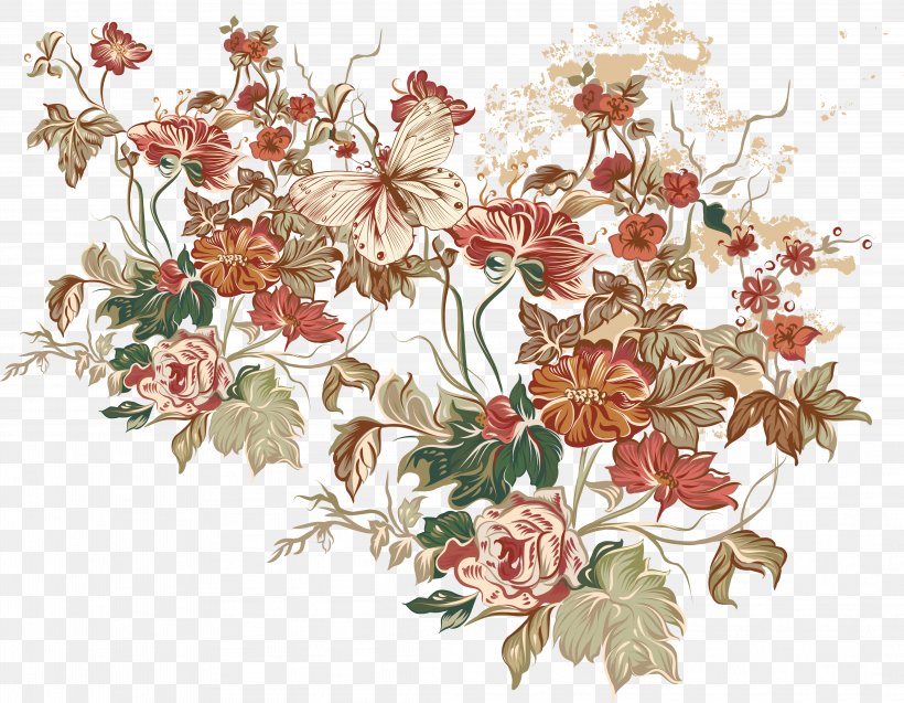 Paper Wallpaper, PNG, 4238x3297px, Paper, Branch, Cut Flowers, Drawing, Flora Download Free