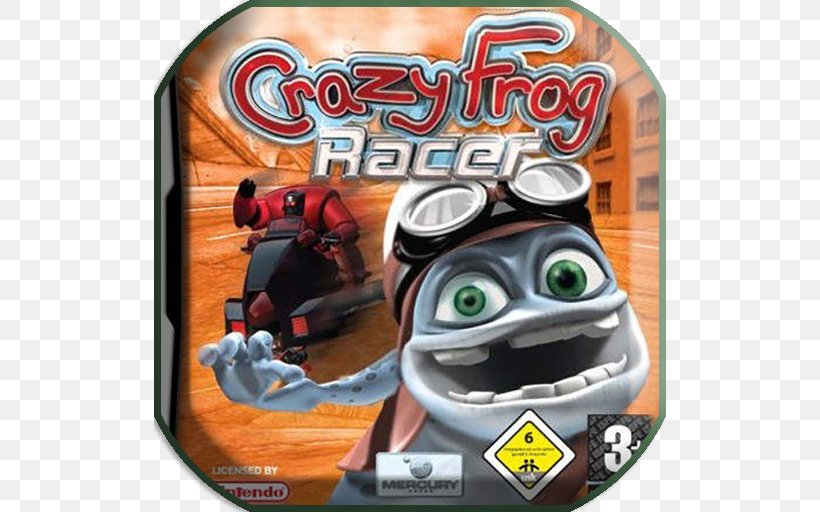Crazy Frog Racer 2 PlayStation 2 Nintendo DS, PNG, 512x512px, Crazy Frog Racer, Action Figure, Axel F, Crazy Frog, Crazy Frog Racer 2 Download Free
