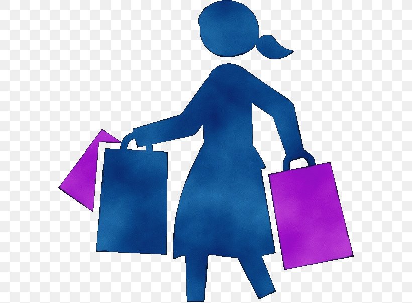 Shopping Bag, PNG, 610x602px, Watercolor, Bag, Cobalt Blue, Electric Blue, Packaging And Labeling Download Free