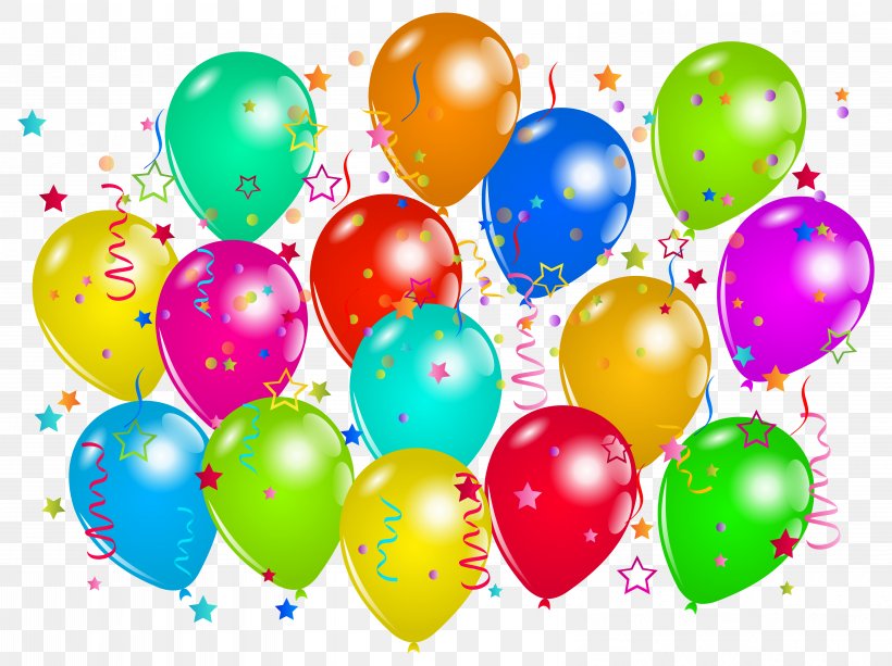 Balloon Clip Art, PNG, 6348x4750px, Balloon, Balloon Modelling, Birthday, Carnival, Confetti Download Free