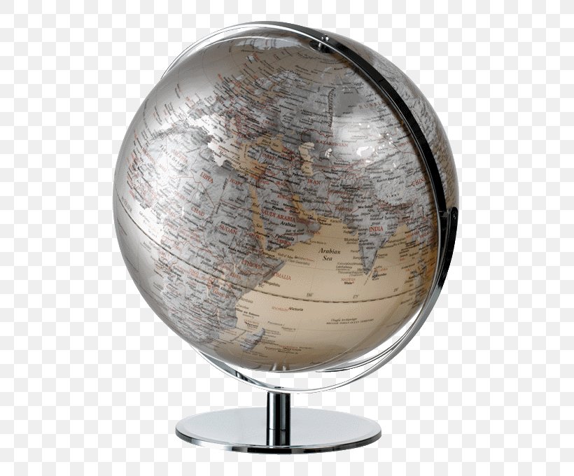 Globe World Map Sphere Metal Color, PNG, 680x680px, Globe, Centimeter, Color, Lamp, Mascagni Casa Srl Download Free
