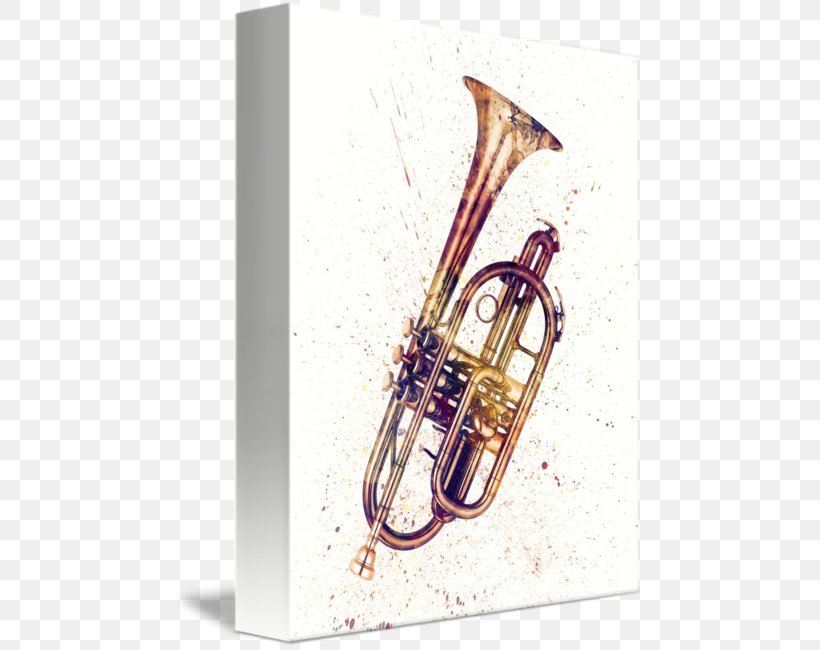 Saxhorn Trumpet Abstract Art Tuba, PNG, 469x650px, Watercolor, Cartoon, Flower, Frame, Heart Download Free