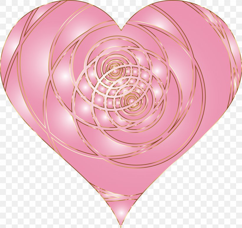 Heart Spiral Clip Art, PNG, 2268x2137px, Heart, Color, Fractal, Love, Magenta Download Free