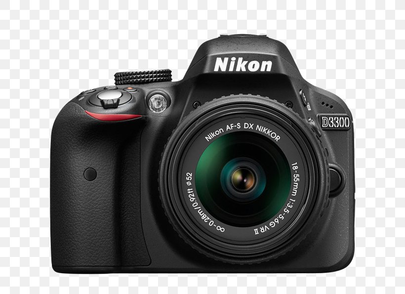 Nikon D3300 Nikon AF-S DX Zoom-Nikkor 18-55mm F/3.5-5.6G Nikon AF-P DX Nikkor Zoom 18-55mm F/3.5-5.6G VR Digital SLR, PNG, 700x595px, Nikon D3300, Autofocus, Camera, Camera Accessory, Camera Lens Download Free