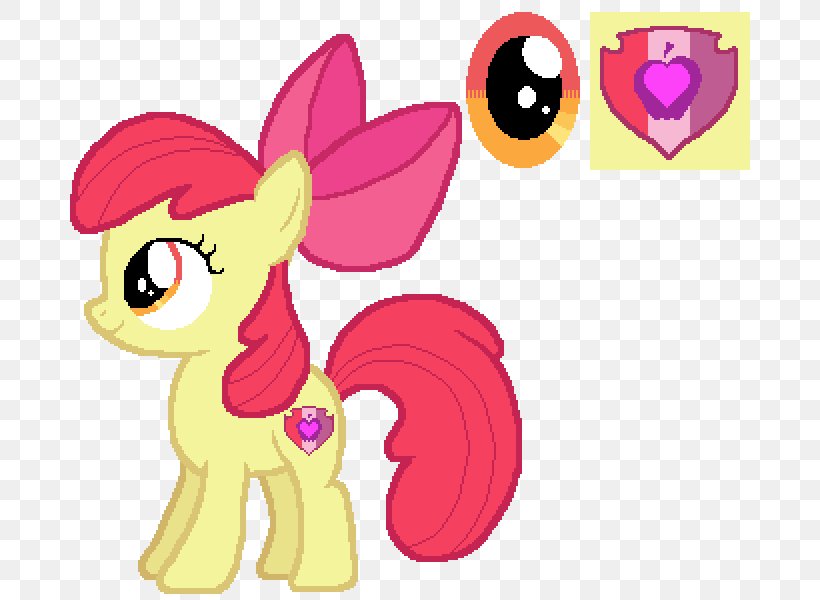 Pony Apple Bloom Rainbow Dash Sweetie Belle Pinkie Pie, PNG, 700x600px, Watercolor, Cartoon, Flower, Frame, Heart Download Free