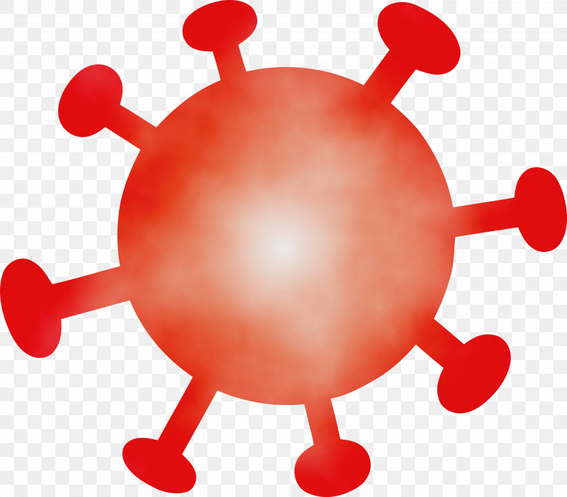 Red, PNG, 3000x2630px, Virus, Corona, Coronavirus, Paint, Red Download Free