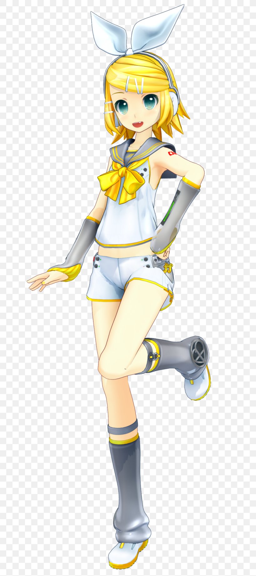 Kagamine Rin/Len Vocaloid MikuMikuDance Megurine Luka, PNG, 700x1842px, Watercolor, Cartoon, Flower, Frame, Heart Download Free